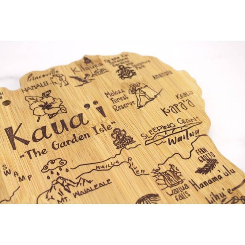 Custom Destination Kauai Hawaii Cutting & Serving Board - 2