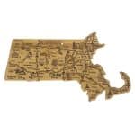 Custom Destination Massachusetts Cutting & Serving Board