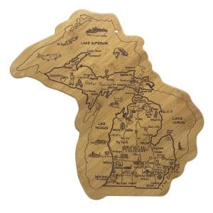 Custom Destination Michigan Cutting & Serving Board