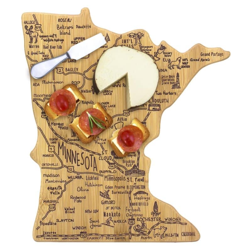 Custom Destination Minnesota Cutting & Serving Board - 2
