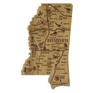 Custom Destination Mississippi Cutting & Serving Board