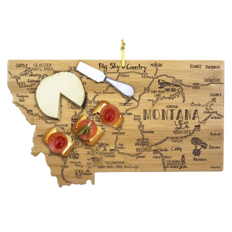 Custom Destination Montana Cutting & Serving Board - 2