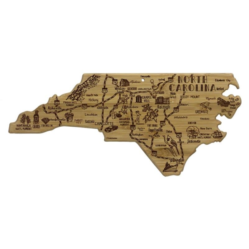 Custom Destination North Carolina Cutting & Serving Board