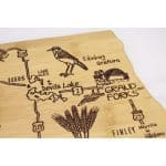 Custom Destination North Dakota Cutting & Serving Board - 2