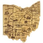 Custom Destination Ohio Cutting & Serving Board