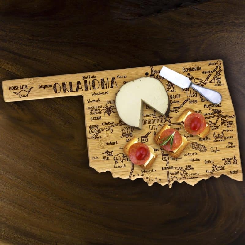 Custom Destination Oklahoma Cutting & Serving Board - 2