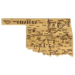Custom Destination Oklahoma Cutting & Serving Board