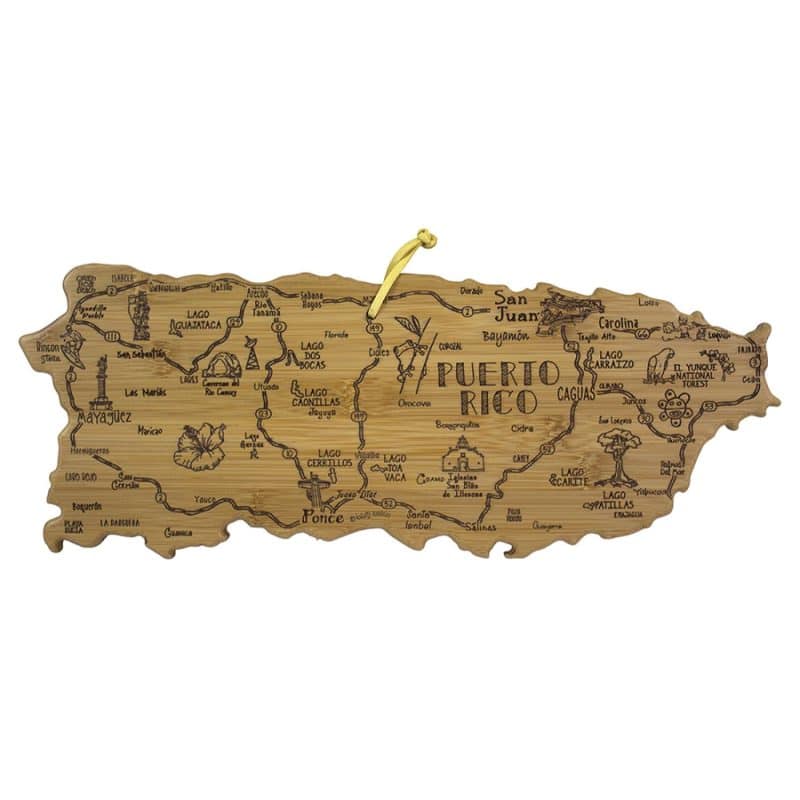 Custom Destination Puerto Rico Cutting & Serving Board