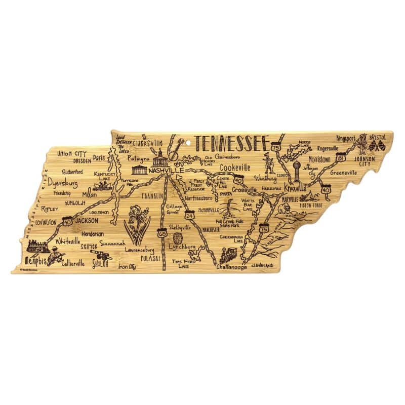 Custom Destination Tennessee Cutting & Serving Board