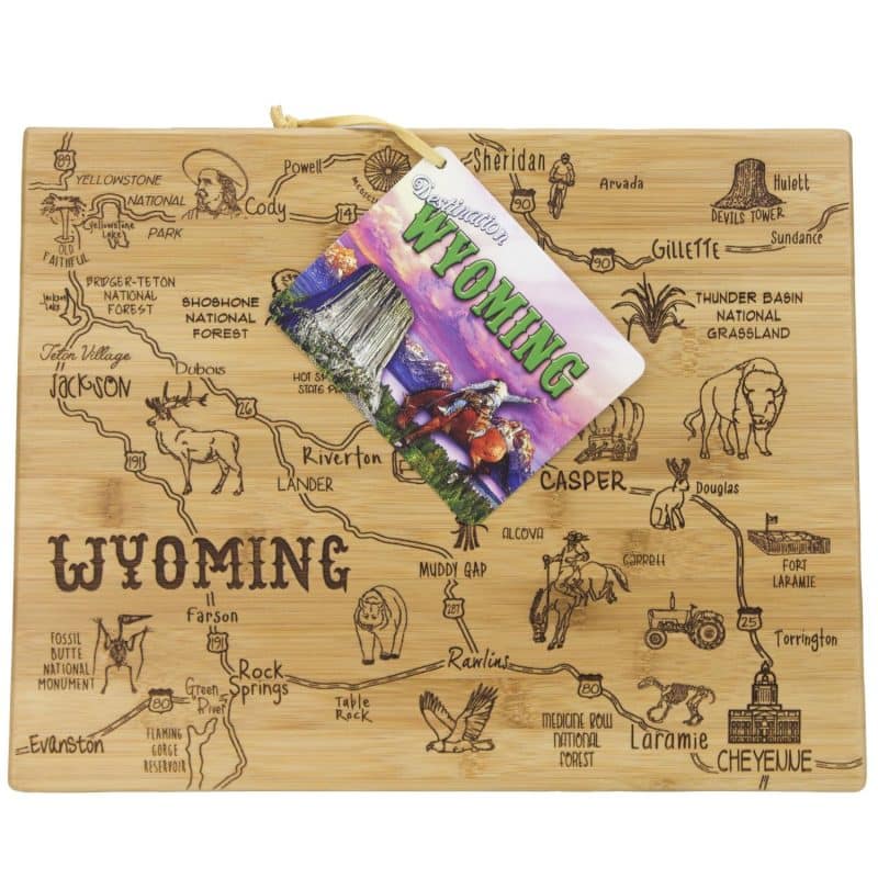 Custom Destination Wyoming Cutting & Serving Board - 2