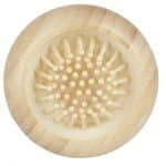 Custom FSC® 100% Bamboo Compact Mirror/Brush - 1