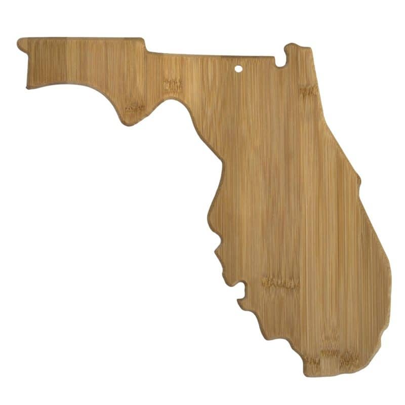 Custom Florida State Bamboo Cutting & Serving Board - 1