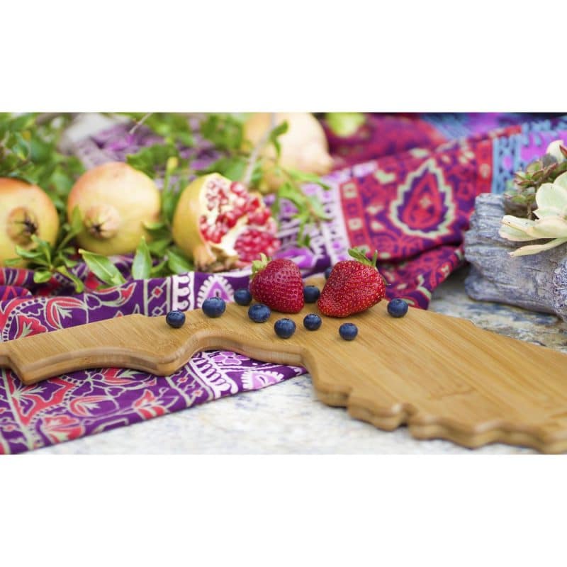 Custom Florida State Bamboo Cutting & Serving Board - 2