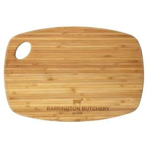 Custom Jet Medium Utility GreenLite™ Dishwasher Safe Bamboo Cutting Board