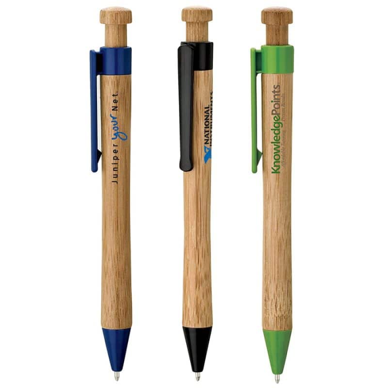 Custom Kiva Bamboo Ballpoint Pen