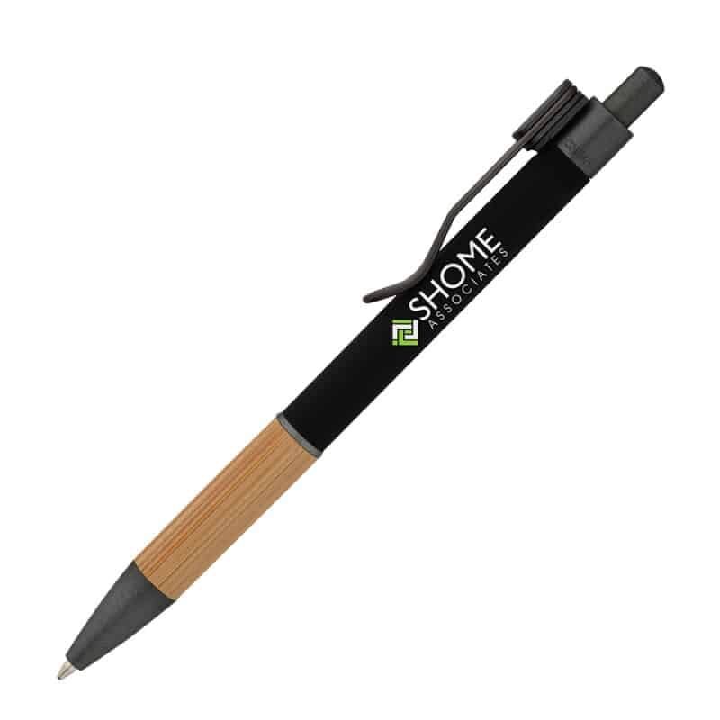 Custom Manoa Ballpoint Pen w/ Bamboo Grip - 1