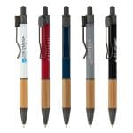 Custom Manoa Ballpoint Pen w/ Bamboo Grip