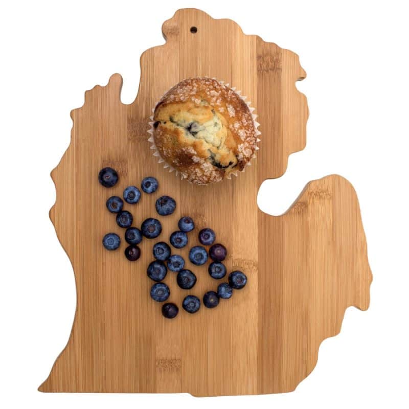 Custom Michigan State Bamboo Cutting & Serving Board - 2