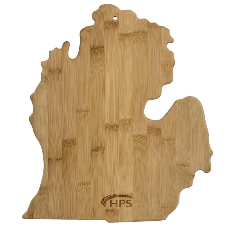 Custom Michigan State Bamboo Cutting & Serving Board