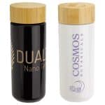 Custom Milan 10 oz Ceramic Tumbler with Bamboo Lid