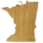 Custom Minnesota State Shaped Cutting & Serving Board w/Artwork by Summer Stokes - 2