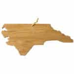 Custom North Carolina State Shaped Cutting & Serving Board w/Artwork by Summer Stokes - 2