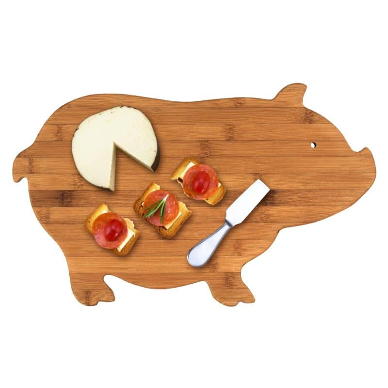 Custom Pig Shaped Cutting & Serving Board - 1