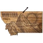 Custom Rock & Branch® Origins Series Montana State Shaped Cutting & Serving Board