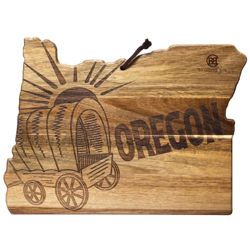 Custom Rock & Branch® Origins Series Oregon State Shaped Cutting & Serving Board