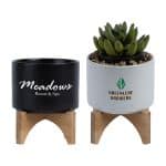 Custom Saratoga Ceramic Flower Pot