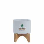 Custom Saratoga Ceramic Flower Pot - 2