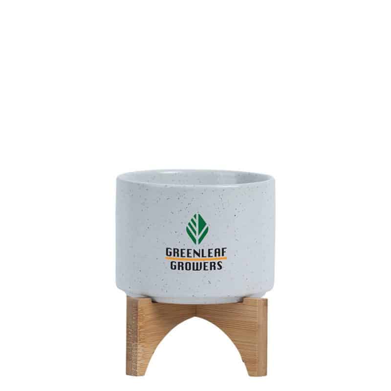 Custom Saratoga Ceramic Flower Pot - 2