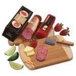 Custom Shelf-Stable A Taste of Wisconsin Snack Board w/Cleaver - 1