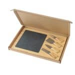 Custom Slate Cheese Board Gift Box Set - 7