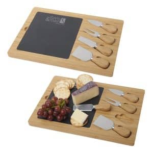 Custom Slate Cheese Board Set