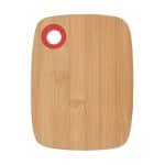 Custom Small Bamboo Cutting Board w/Silicone Ring - 1