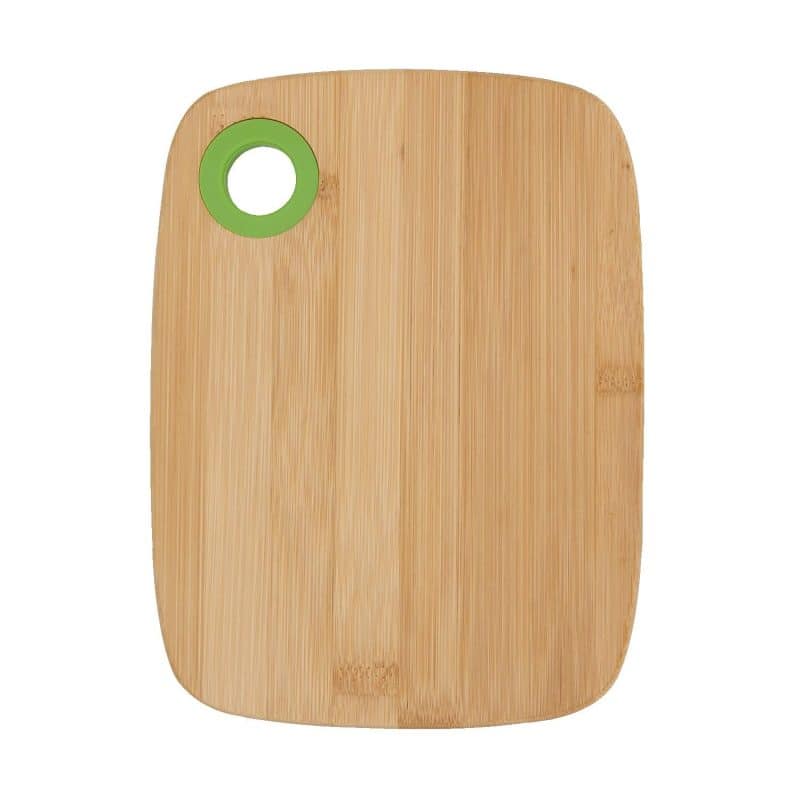 Custom Small Bamboo Cutting Board w/Silicone Ring - 3