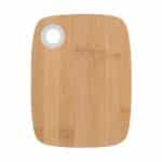 Custom Small Bamboo Cutting Board w/Silicone Ring - 5