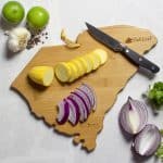 Custom South Carolina State Shaped Cutting & Serving Board w/Artwork by Summer Stokes