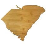Custom South Carolina State Shaped Cutting & Serving Board w/Artwork by Summer Stokes - 2