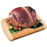 Custom Spiral-Sliced Whole Ham w/Bamboo Cutting Board - 1