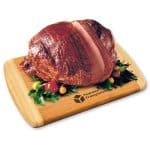 Custom Spiral-Sliced Whole Ham w/Bamboo Cutting Board
