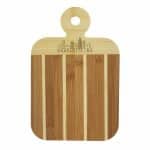Custom Striped Paddle Charlotte City Skyline Board