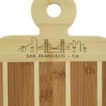 Custom Striped Paddle San Francisco City Skyline Board - 3