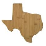 Custom Texas State Bamboo Cutting & Serving Board - 1
