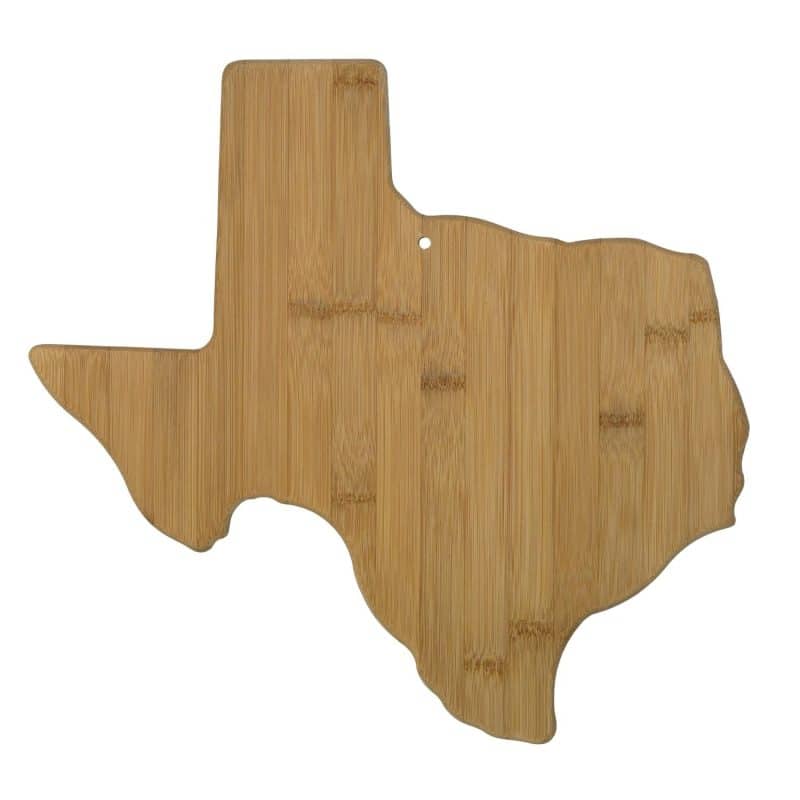 Custom Texas State Bamboo Cutting & Serving Board - 1