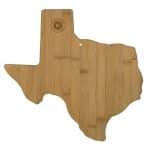 Custom Texas State Bamboo Cutting & Serving Board
