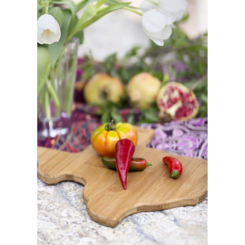 Custom Texas State Bamboo Cutting & Serving Board - 3