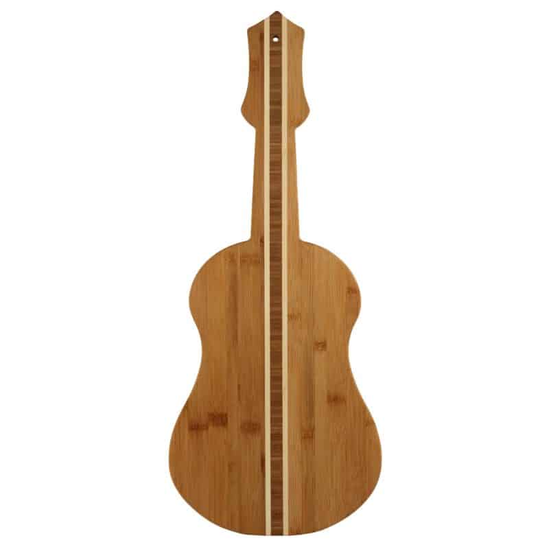 Custom Ukulele/Guitar Shape Bamboo Cutting Board - 1