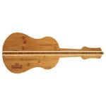 Custom Ukulele/Guitar Shape Bamboo Cutting Board